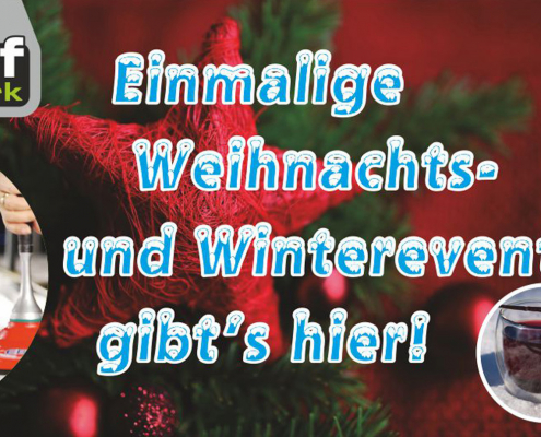 Banner Weihnachtsevent Winter quer