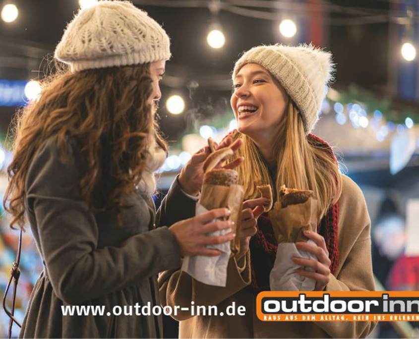 Banner Weihnachtsfeier Winterevent rechteckig Winterevent